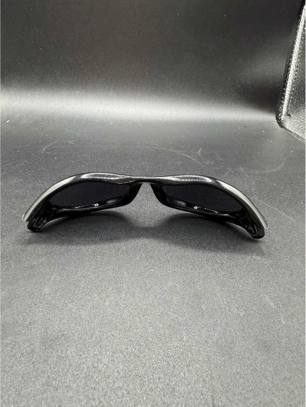 Oakley Pocket Polished Black Front/Black Iridium Lenses